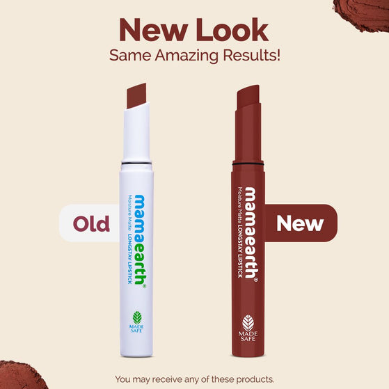 Moisture Matte Longstay Lipstick - 2g | hazelnut brown