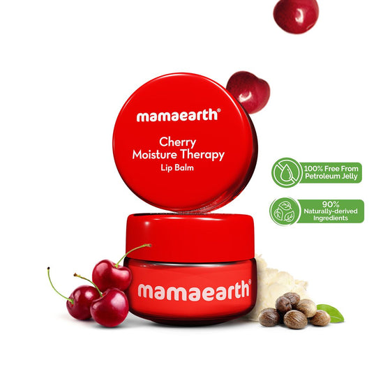 Cherry Moisture Therapy Lip Balm with Cherry & Vitamin E for Dry & Chapped Lips- 15 g