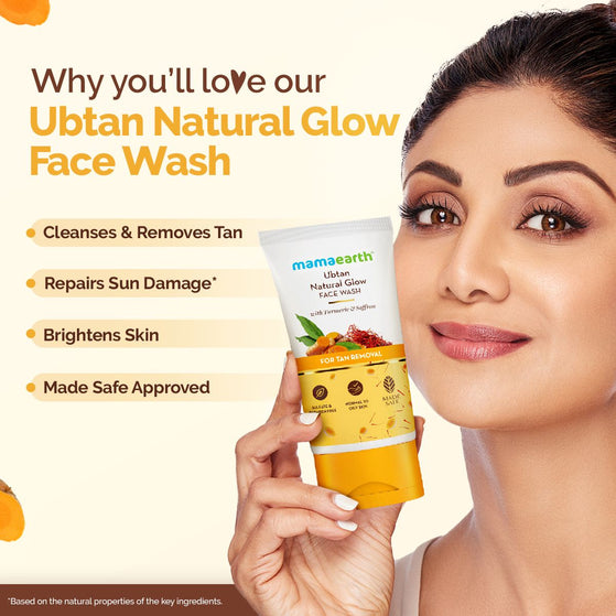 Mamaearth ubtan face wash India no.1 brand
