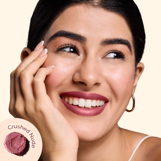 Luxe Matte Long Stay Lipstick with Passion Fruit Oil & Vitamin E -2g | Crushed Nude
