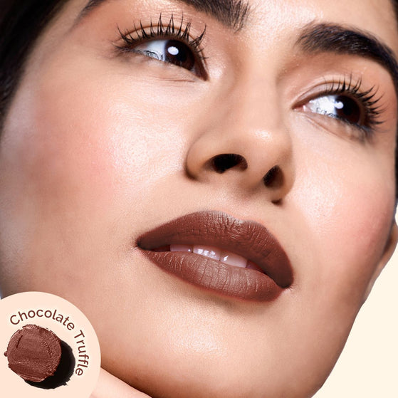 Luxe Matte Long Stay Lipstick with Passion Fruit Oil & Vitamin E -2g | Chocolate Truffle