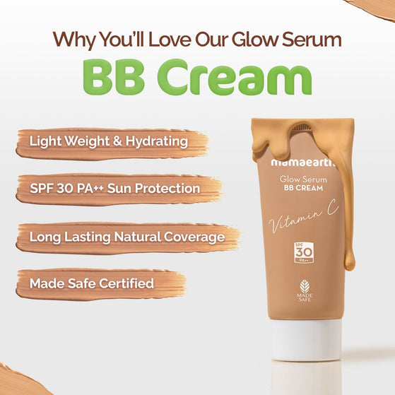 Glow Serum BB Cream with Vitamin C & Turmeric - 25 g