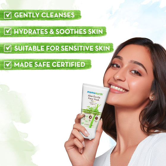 mamaearth aloe gentle skin cleanser benefits