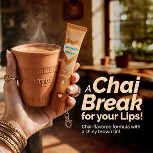 Mamaearth X Chaayos Kulhad Chai Tinted Lip Balm - 10g