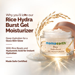 Rice Hydra Burst Gel Moisturizer with Rice Extract for Glass Glow - 50g