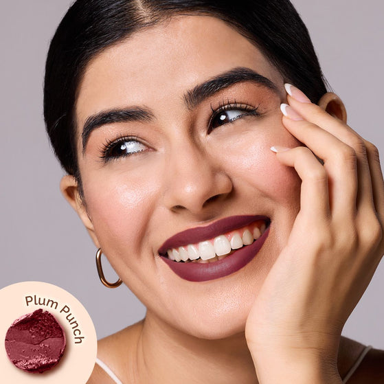 Moisture Matte Longstay Mini Lipstick- 0.7 g | Plum Punch