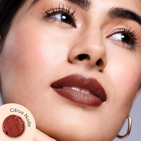 Moisture Matte Longstay Lipstick - 2g | Citrus Nude