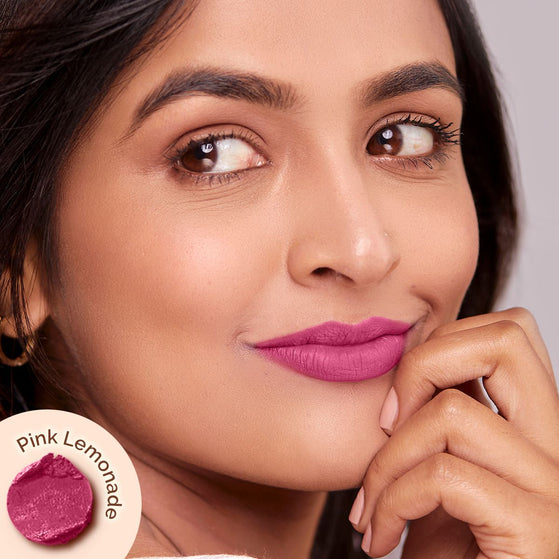 Moisture Matte Long Stay Lipstick - 2g | Pink Lemonade
