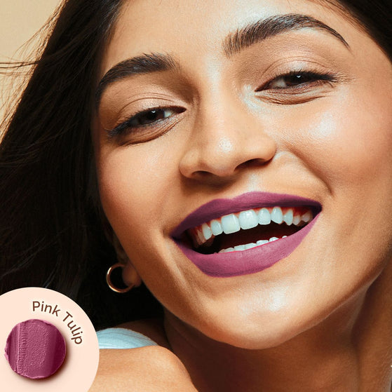 Moisture Matte Long Stay Lipstick - 2g | Pink Tulip