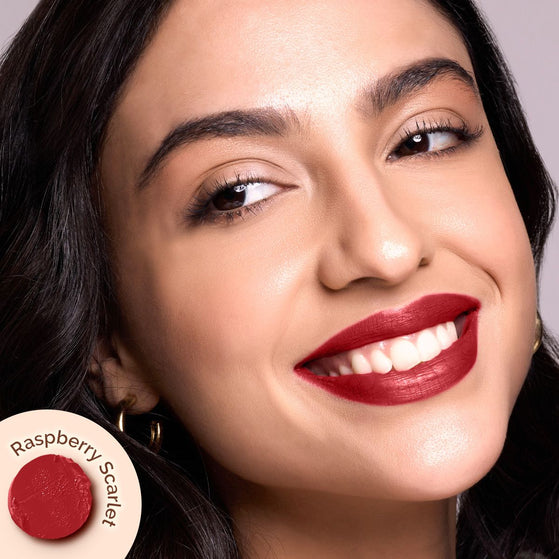 Moisture Matte Long Stay Lipstick - 2g | Raspberry Scarlet