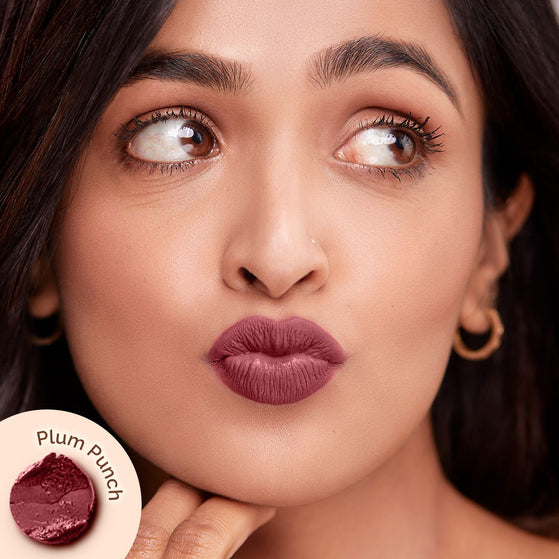 Moisture Matte Long Stay Lipstick - 2g | Plum Punch