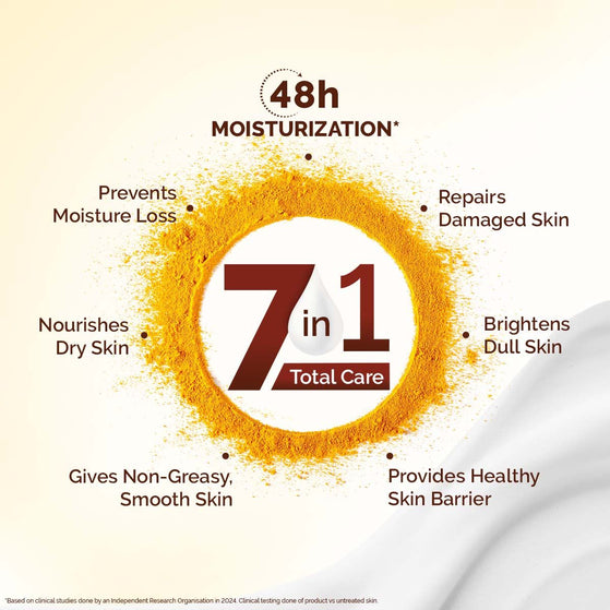 Mamaearth Ubtan Moisturizing Body Lotion with Turmeric & Saffron for Glowing Skin - 100 ml
