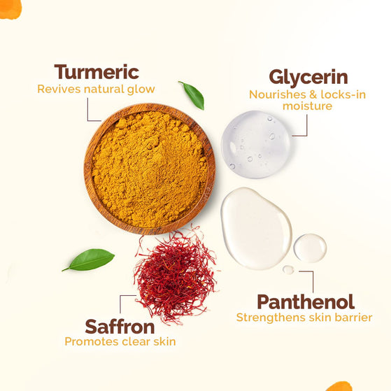 Ubtan Detan Face Pack with Turmeric & Saffron for Normal to Oily Skin - 200 g