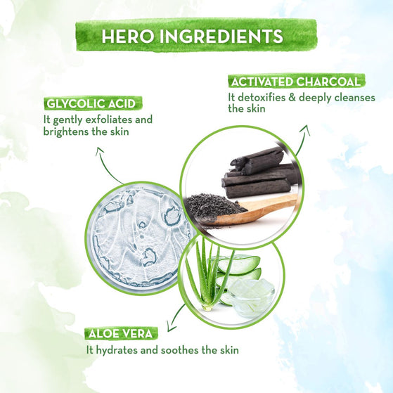 mamaearth charcoal face pack ingredients