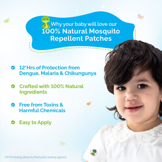 Natural Mosquito Repellent Patches, 24pcs