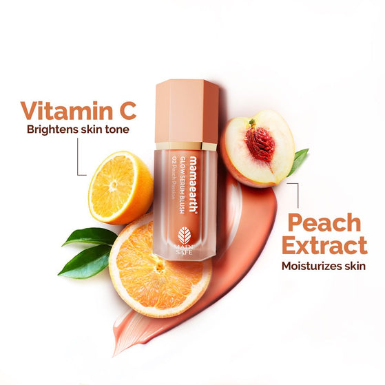 Glow Serum Blush with Vitamin C & Peach Extract - 5 ml - Peach Passion