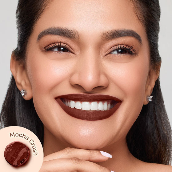 Moisture Matte LongStay Lipstick with Vitamin E & Avocado - 2g | Mocha Crush