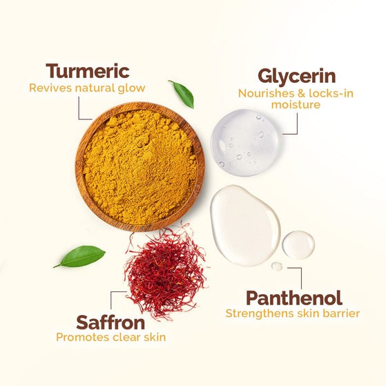 Ubtan Detan Face Pack with Turmeric & Saffron for Normal to Oily Skin - 100 g