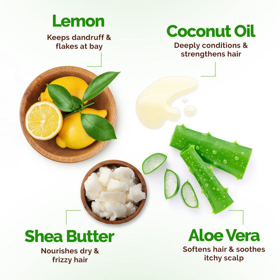 Lemon Anti-Dandruff Conditioner with Lemon & Aloe Vera for Itchy & Flaky Scalp - 250 ml