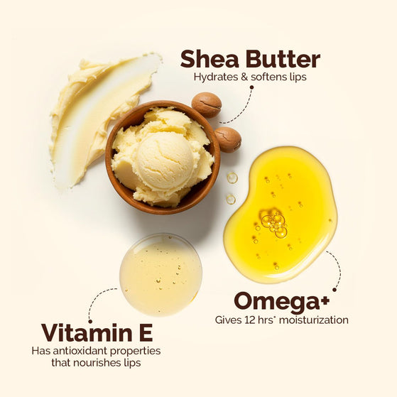 Nourishing 100% Natural Lip Balm with Shea Butter & Vitamin E - 4g