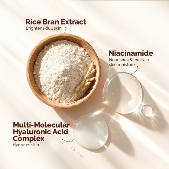 Rice Hydra Burst Gel Moisturizer with Rice Extract for Glass Glow - 50g