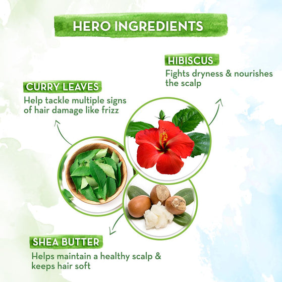 Mamaearth Hibiscus Damage Repair Conditioner With Hibiscus & Curry Leaves - 250ml
