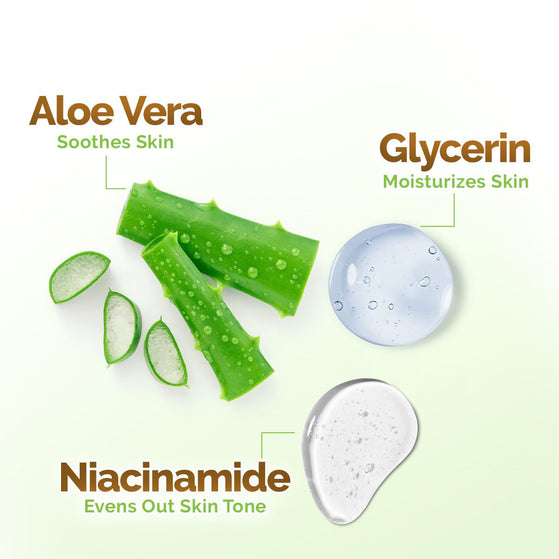 Aloe Vera Moisturizing Body Wash with Aloe Vera & Calming Jasmine For Soft & Soothed Skin – 250 ml + 25 ml