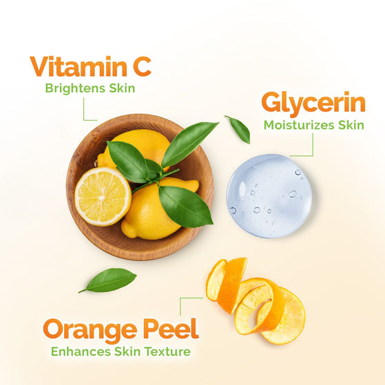 Vitamin C Moisturizing Body Wash with Vitamin C & Refreshing Lemon for Skin Illumination - 275 ml (250 ml + 25 ml Extra)