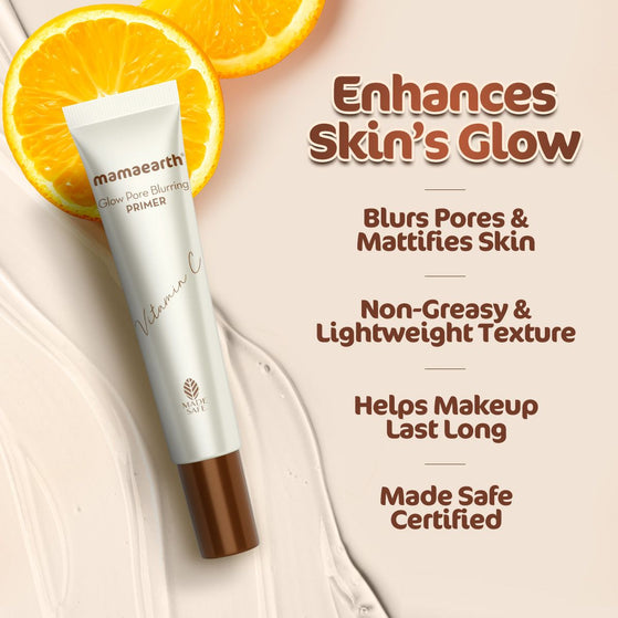 Glow Pore Blurring Primer with Vitamin C & Turmeric - 25 g