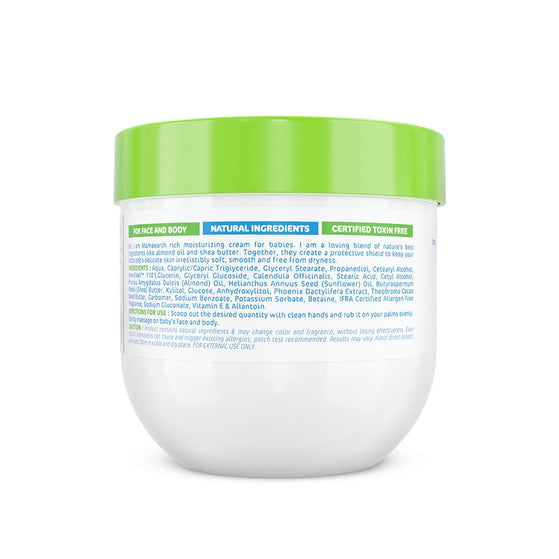 Rich Moisturizing Cream With Almond Oil & Shea Butter For Dry Skin - 200 g