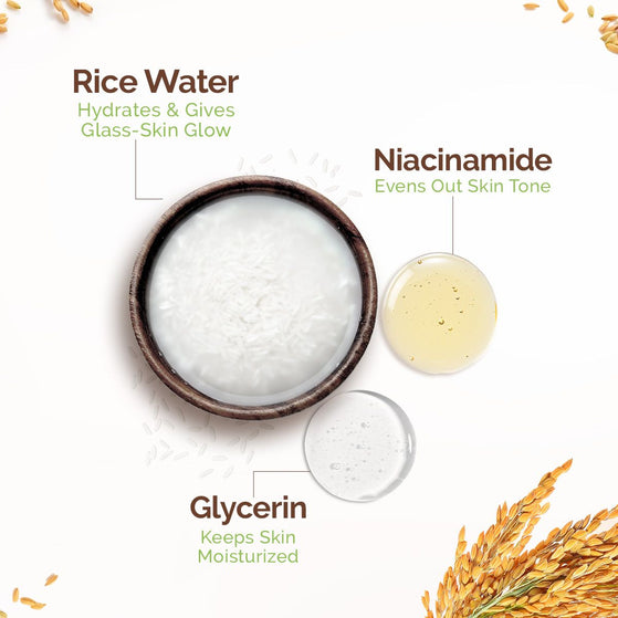 Mamaearth Rice Water Tone Up Face Cream with Rice Water & Niacinamide for Glass Skin - 50 g