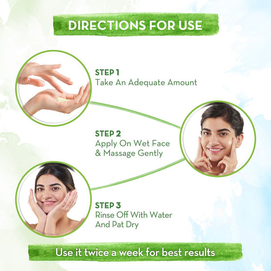 Multani Mitti Face Wash with Multani Mitti & Bulgarian Rose For Oil Control & Acne - 50ml