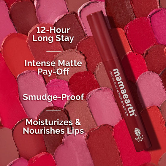 Moisture Matte Longstay Lipstick - 2g | raisin punch