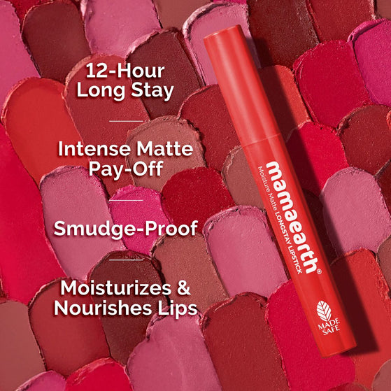 Moisture Matte Longstay Lipstick - 2g | grapefruit pink