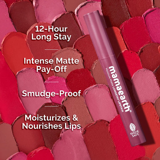 Moisture Matte Long Stay Lipstick - 2g | Pink Tulip