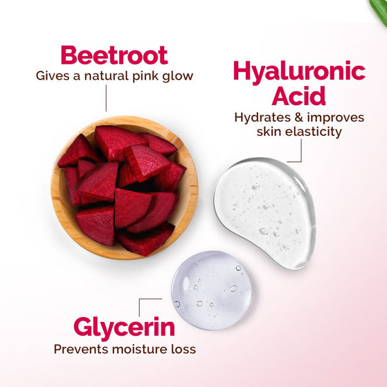 Beetroot Hydraful Light Moisturizing Cream with Beetroot & Hyaluronic Acid for Hydrated Pink Glow - 50 g