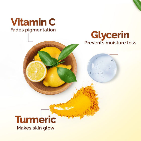 Vitamin C Daily Glow Light Moisturizing Cream with Turmeric & Vitamin C for Skin Brightening - 50 g