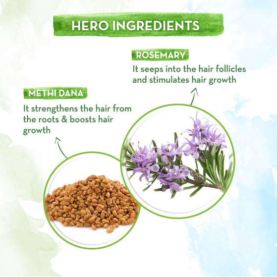 Rosemary Hair Fall Control Kit ingredients