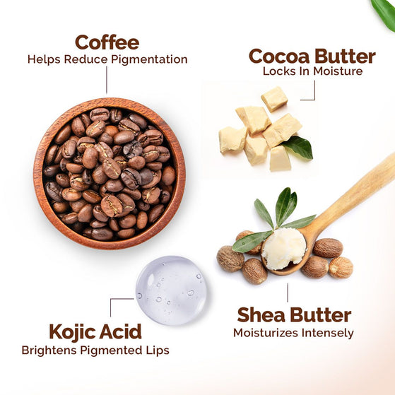 Cocoa Moisture Therapy Lip Balm with Cocoa Butter & Coffee for Dry & Chapped Lips 15 g