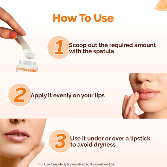 Vitamin C Moisture Therapy Lip Balm SPF 50 with Vitamin C & Honey for Lip Lightening - 15 g