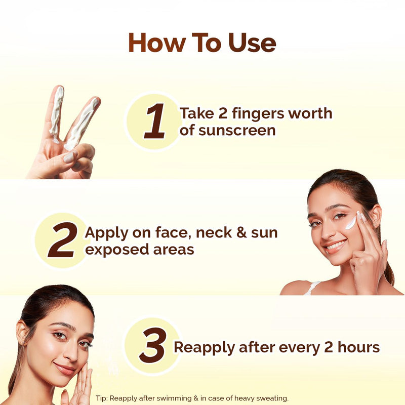 Mamaearth Vitamin C Daily Glow Sunscreen SPF 50 PA++++ – In-Vivo Tested (ISO 24444:2019 Certified, CTRI/2025/05/087276) - 80 g