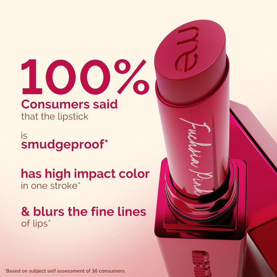 Luxe Matte Long Stay Lipstick with Passion Fruit Oil & Vitamin E -2g | Fuchsia Pink