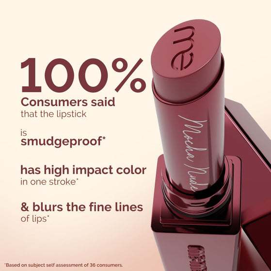 Luxe Matte Long Stay Lipstick with Passion Fruit Oil & Vitamin E -2g | Mocha Nude