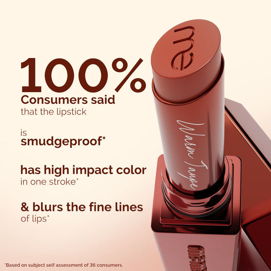 Luxe Matte Long Stay Lipstick with Passion Fruit Oil & Vitamin E -2g | Warm Taupe