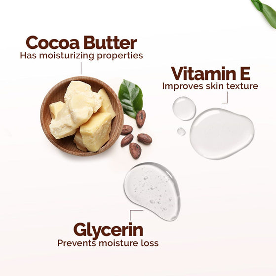 Cocoa Rich Moisturizer with Cocoa Butter & Vitamin E for Deep Nourishment - 200 g