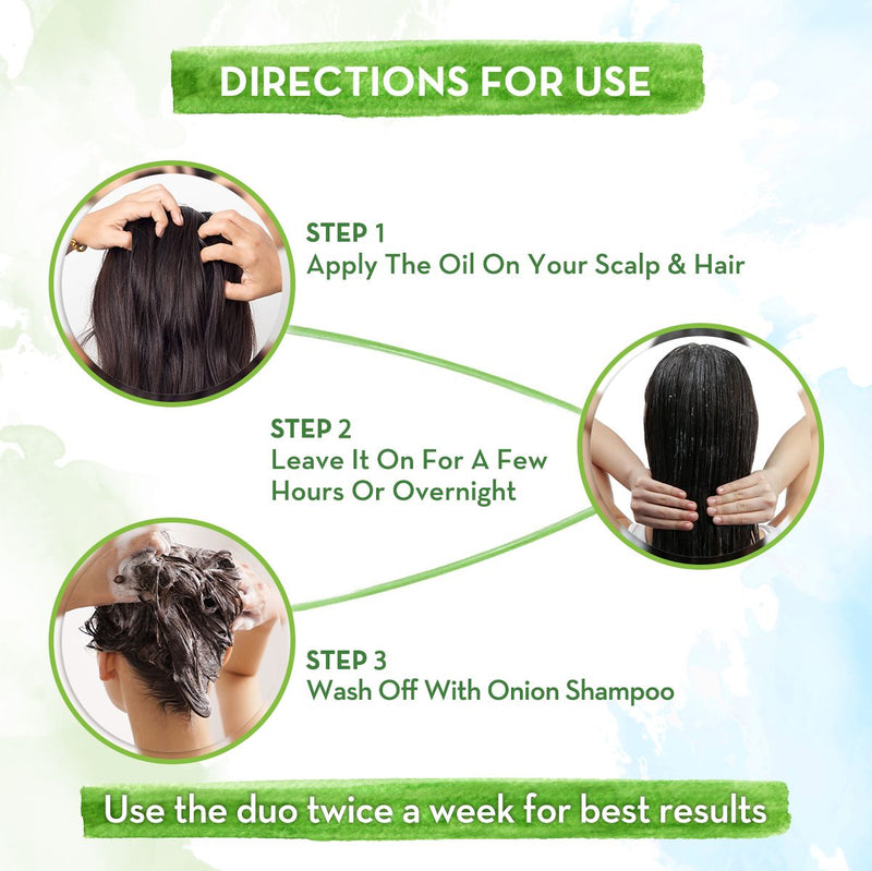 Onion Anti- Hair Fall Combo - 250ml + 650ml