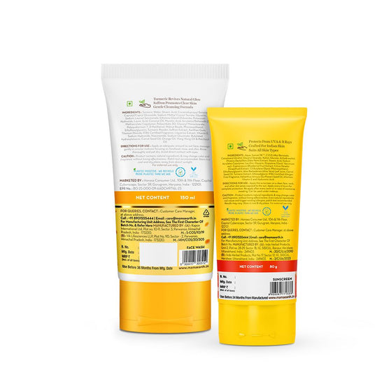 Glowing & Sun-Safe Skin Combo with Turmeric & Saffron for Natural Glow