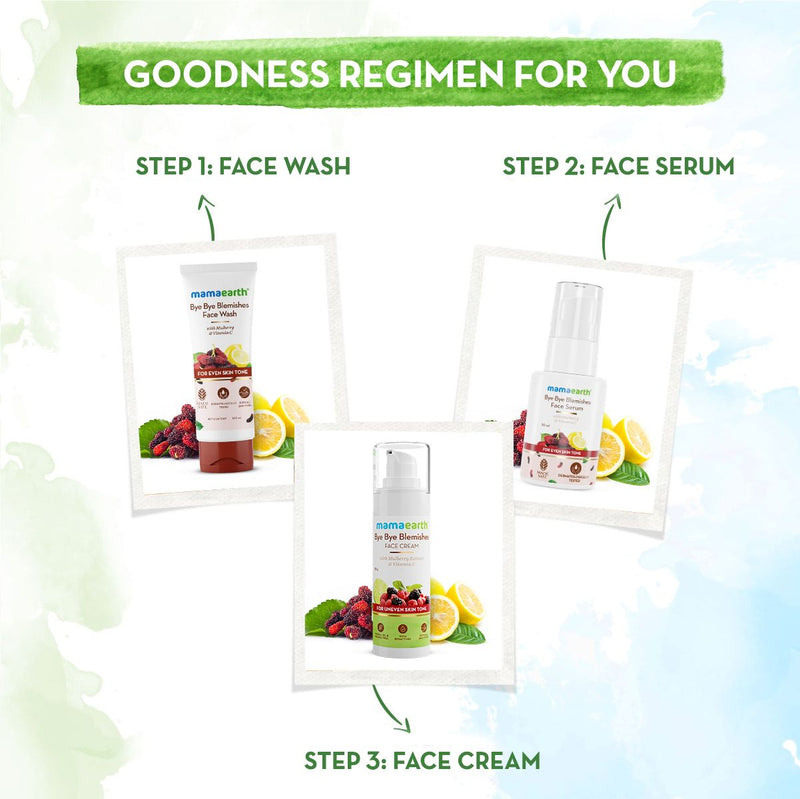 Bye Bye Blemishes* Face Wash with Mulberry and Vitamin C for Even Skin Tone - 100 ml