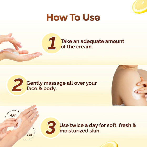 Vitamin C Daily Glow Light Moisturizing Cream with Turmeric & Vitamin C for Skin Brightening - 50 g