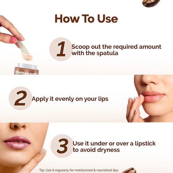 Cocoa Moisture Therapy Lip Balm with Cocoa Butter & Coffee for Dry & Chapped Lips 15 g